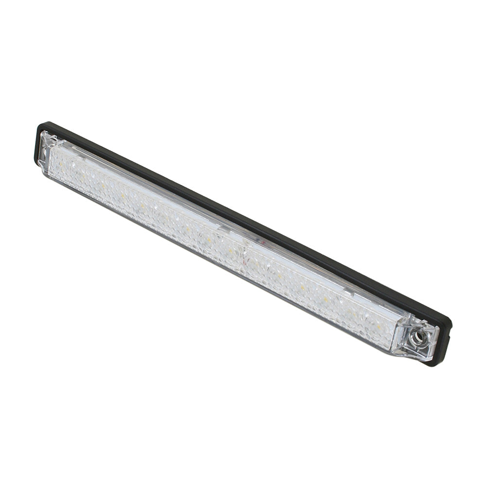 Scandvik - 8" LED Light Strip - Blue With Gasket, 12V