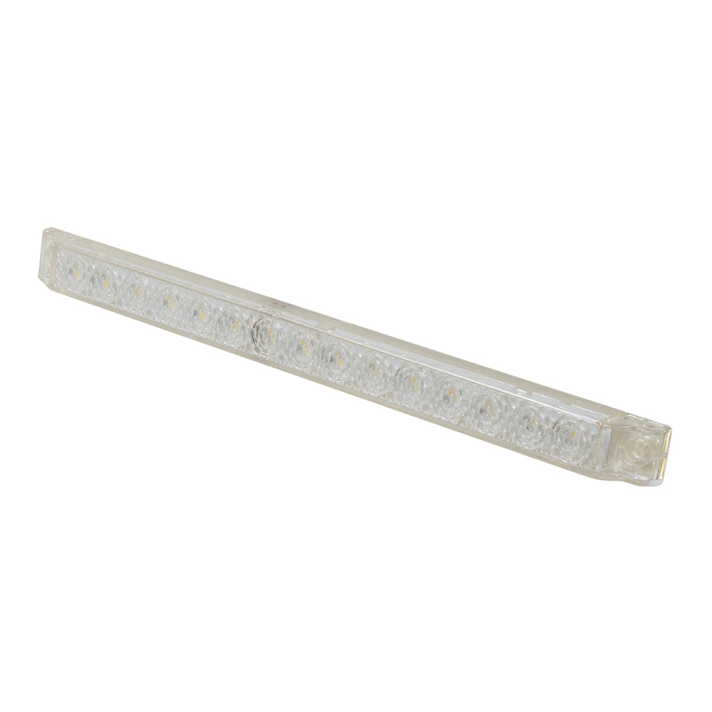 Scandvik - 8" LED Light Strip - Blue With Gasket, 12V