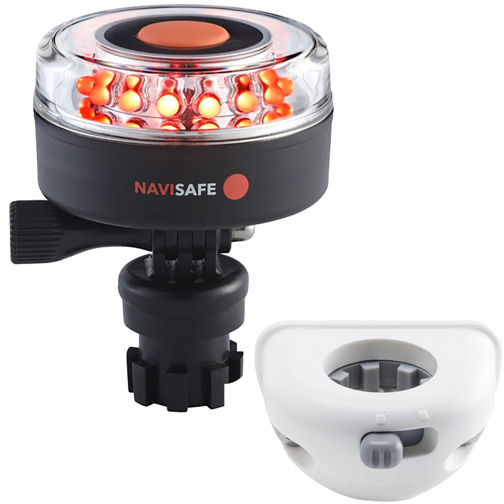 Navisafe - Navilight 360° - 2NM, w/Navimount Base & Vertical Mount, White
