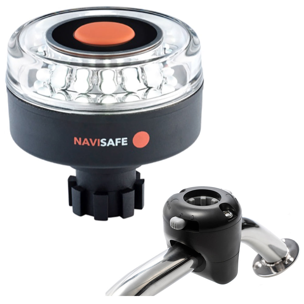 Navisafe - Navilight 360°, 2NM, w/Navibolt Base & Rail Mount, Black