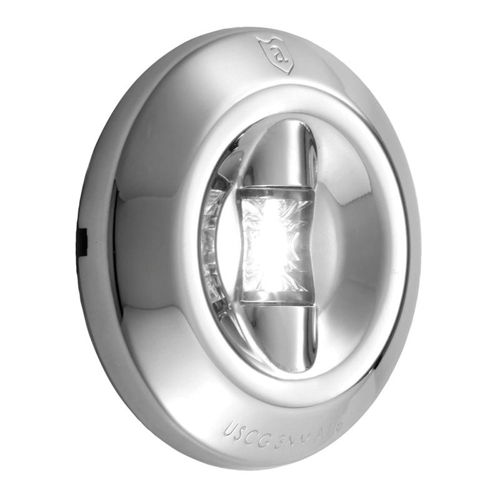 Attwood Marine LED Transom Navigation Light, 3 NM, Stainless Steel, Surface Mount