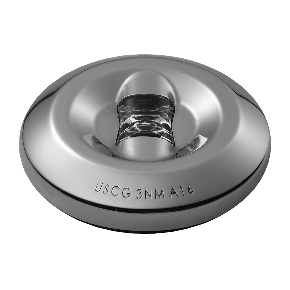 Attwood Marine LED Transom Navigation Light, 3 NM, Stainless Steel, Surface Mount