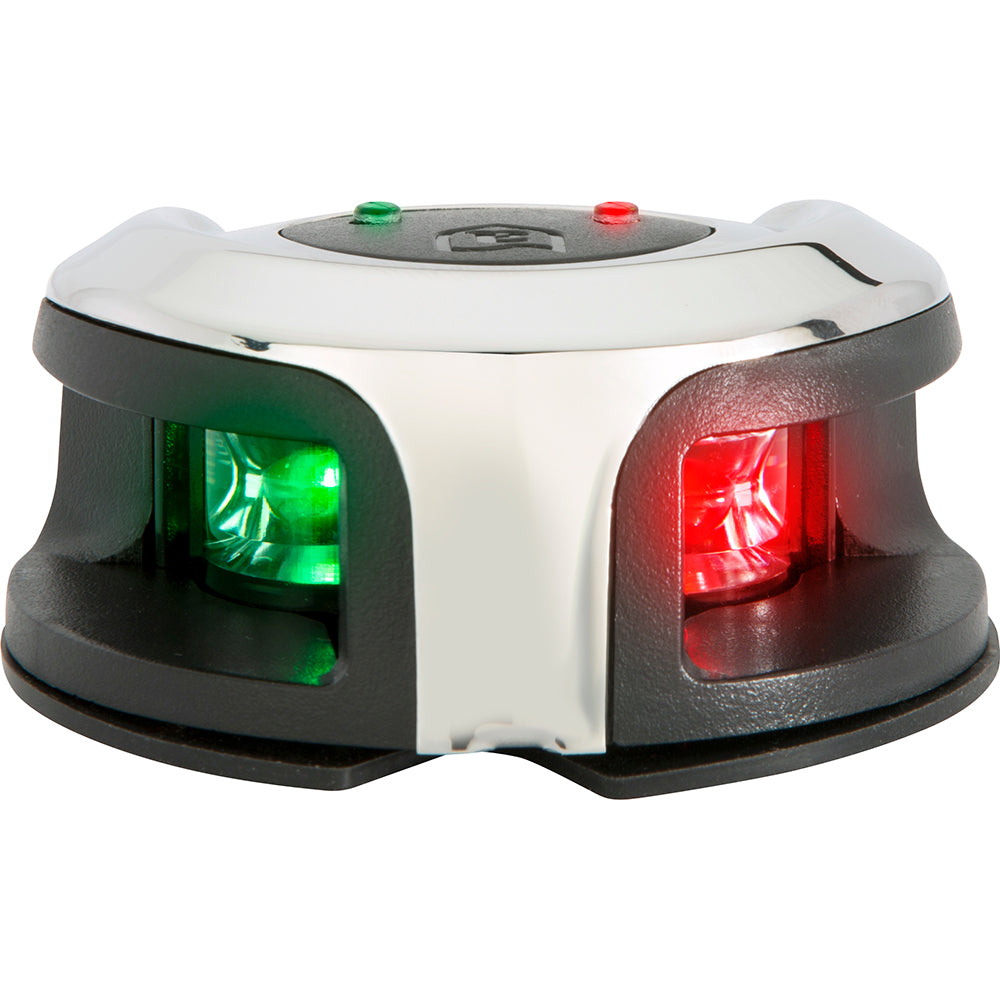 Attwood Marine LightArmor Bi-Color Bow Mount Navigation Light, 12V, 2NM, IP67, Stainless Steel