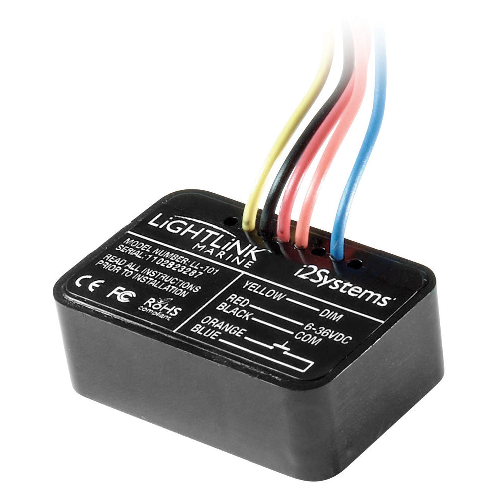 i2Systems LightLink Marine Dimming Module, For Apeiron/Ember/Profile Lights, 9-36V DC, Momentary Switch Control, Up to 20 Fixtures