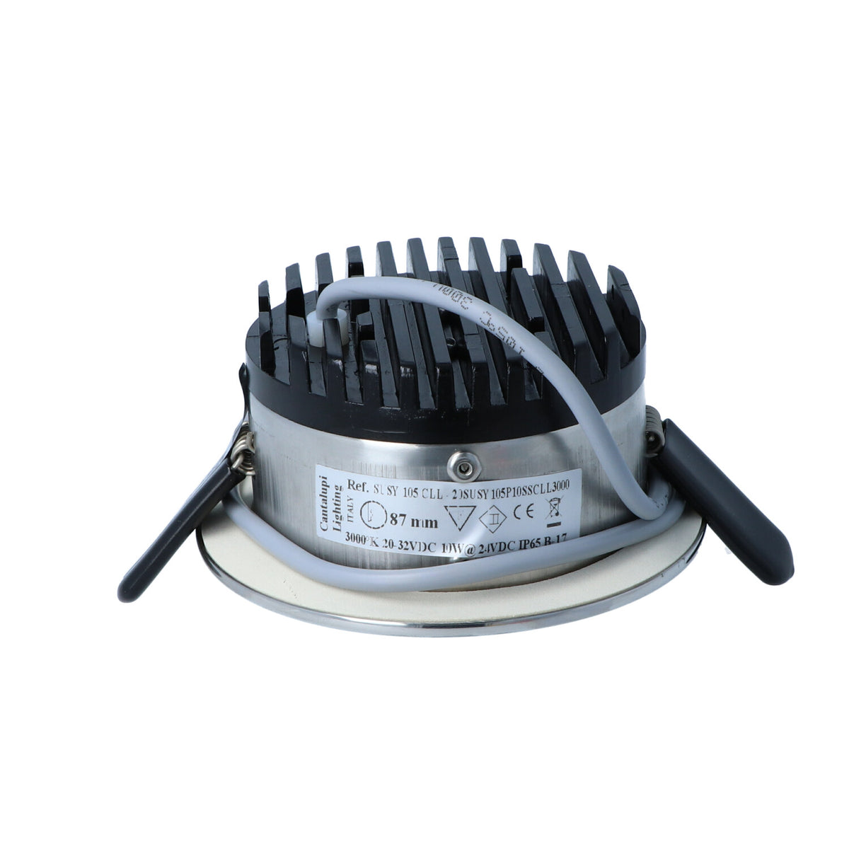 Cantalupi - SUSY 105 LED Downlight - Stainless Steel, 6W, Warm White, IP65 (CSL)