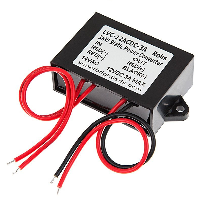 Super Bright LED - Converter Module - 3 Amps, 12V AC to 12V DC