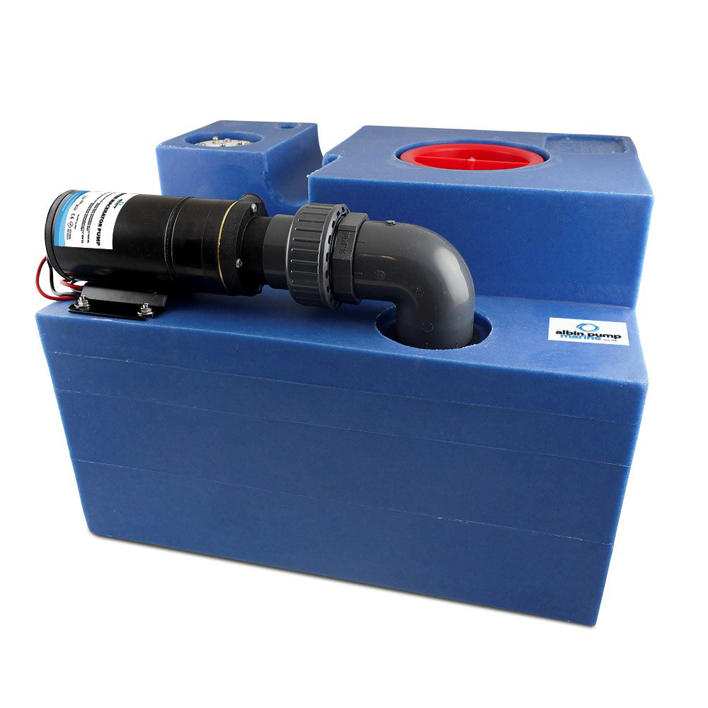 Albin - Waste Water Tank CPL Macerator - 12V