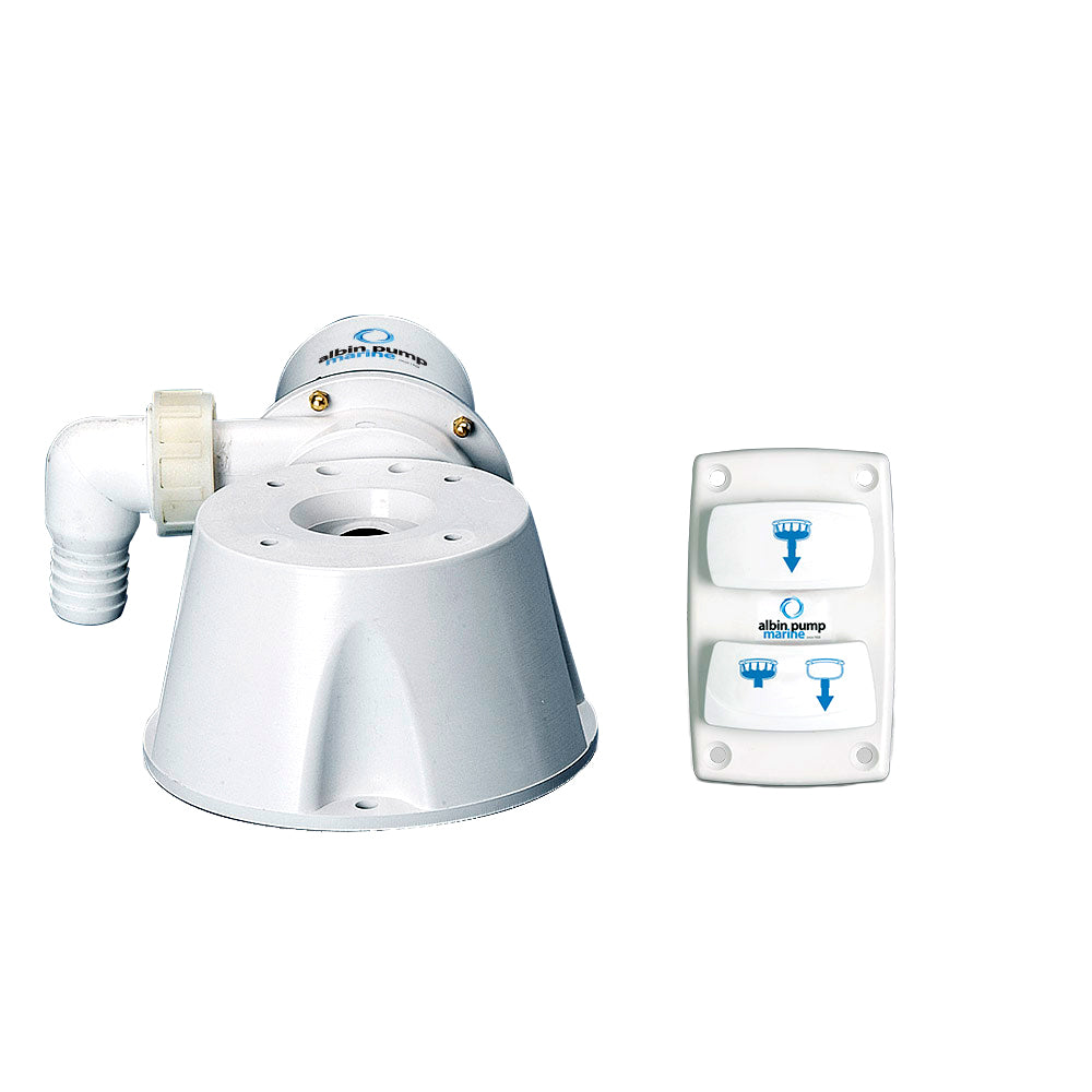 Albin - Marine Silent Electric Toilet Kit