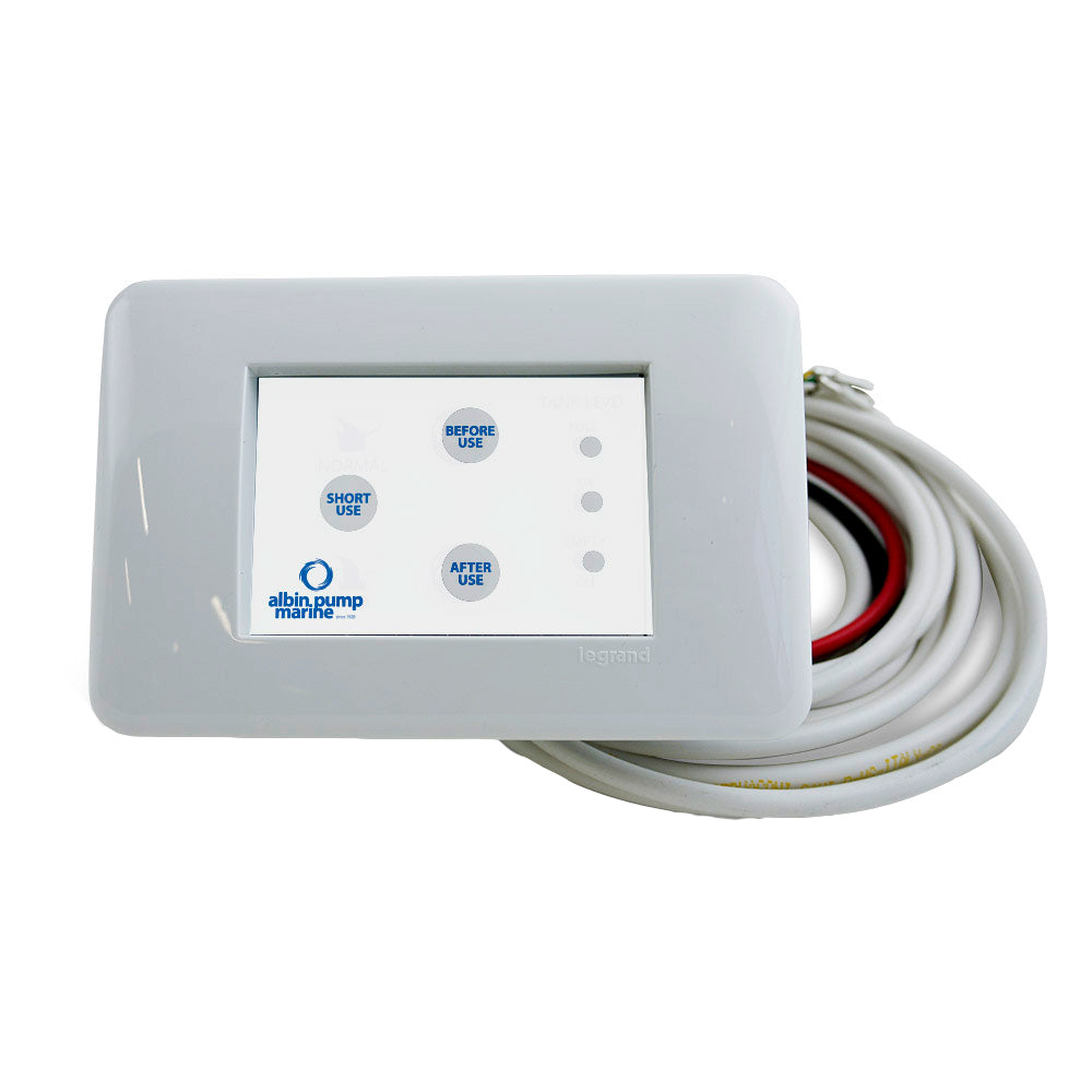 Albin - Marine Digital Control Panel - Silent Electric Toilets