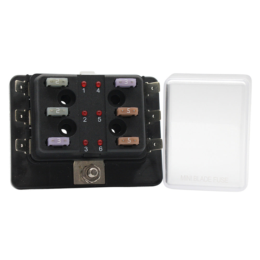 Cole Hersee - Standard MINI Series Fuse Block - LED Indicators
