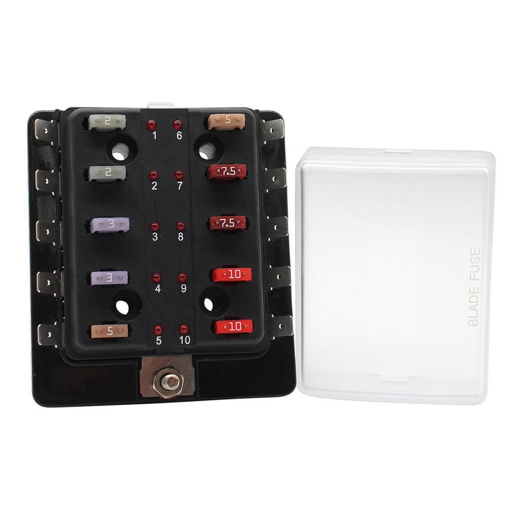 Cole Hersee - Standard MINI Series Fuse Block - LED Indicators