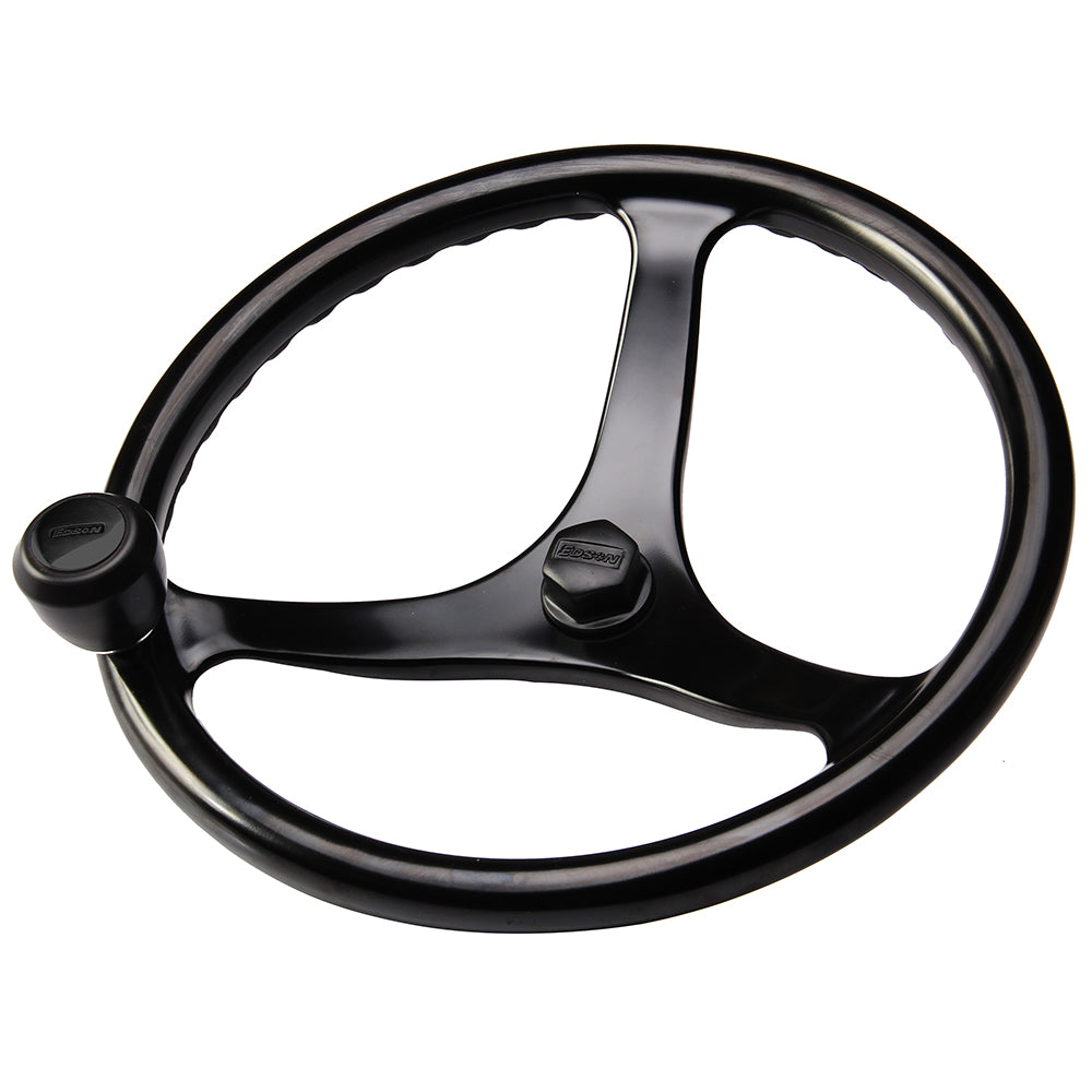 Edson Marine - "Special Ops" Power Wheel - Black, Black Nut & Knob
