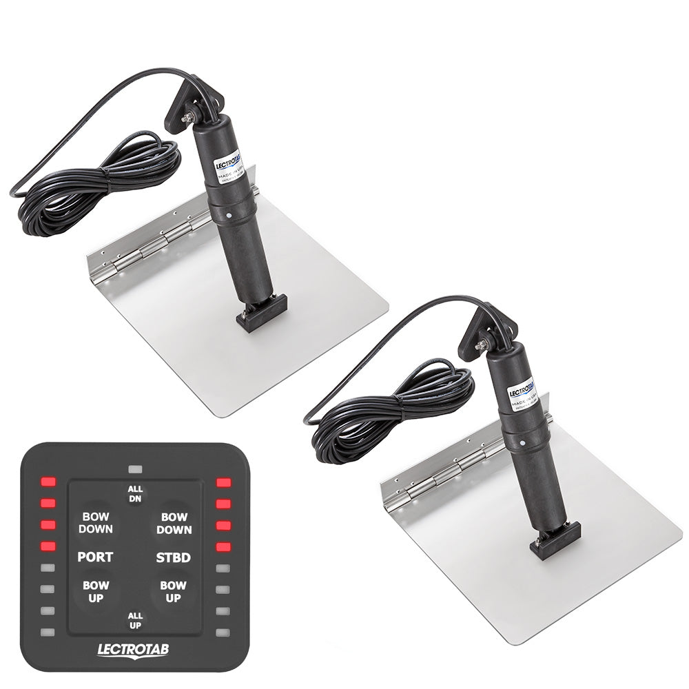 Lectrotab - XKA Trim Tab Kit - Stainless Steel, One-Touch Control