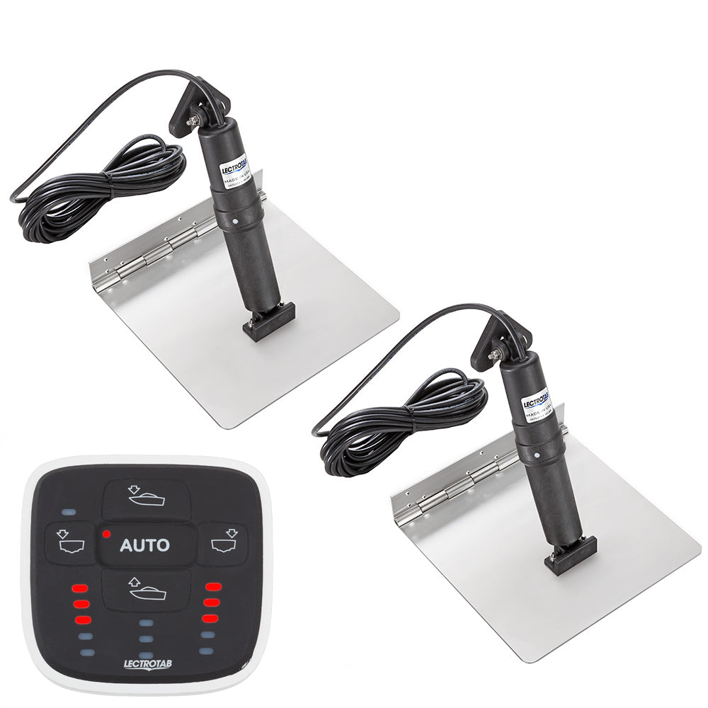 Lectrotab - XKA Alloy Trim Tab Kit - Stainless Steel, Automatic Leveling Control
