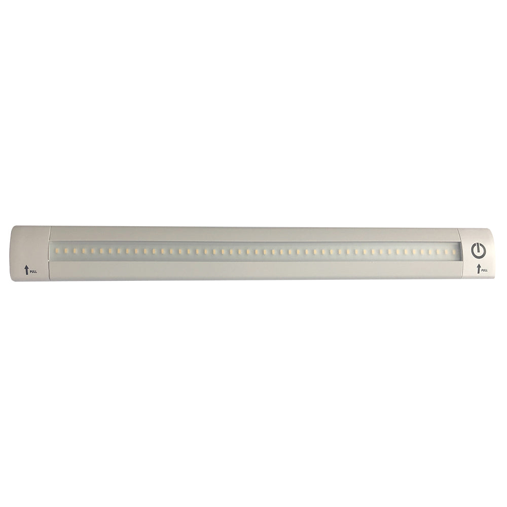 Lunasea - LED Light Bar - Built-In Dimmer, Adjustable Linear Angle, 12" Length, 24VDC, Warm White