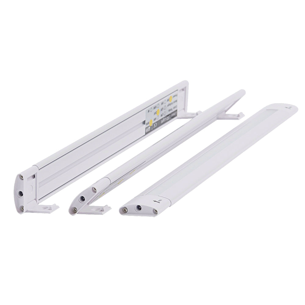 Lunasea - LED Light Bar - Built-In Dimmer, Adjustable Linear Angle, 12" Length, 24VDC, Warm White