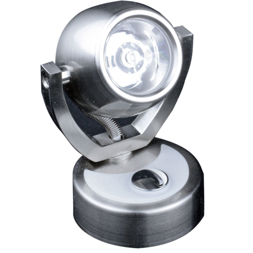 Lunasea - LED Wall Mount Light - Touch Dimming, Warm White, Brushed Nickel Finish