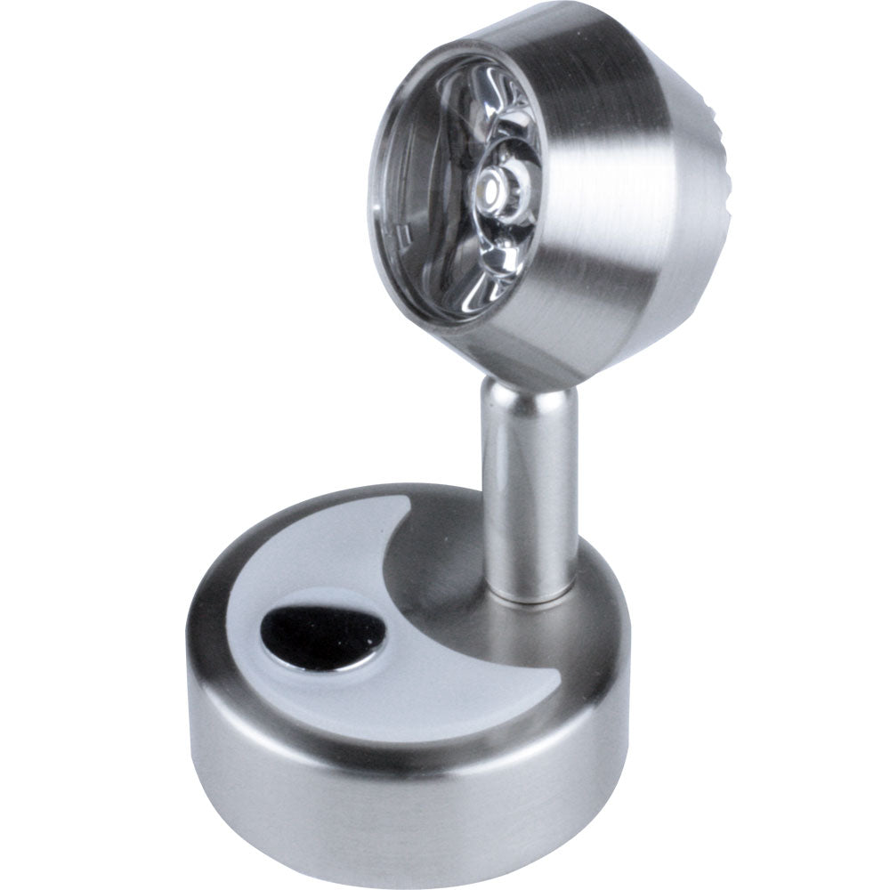 Lunasea - LED Wall Mount Light - Touch Dimming, Warm White, Brushed Nickel Finish