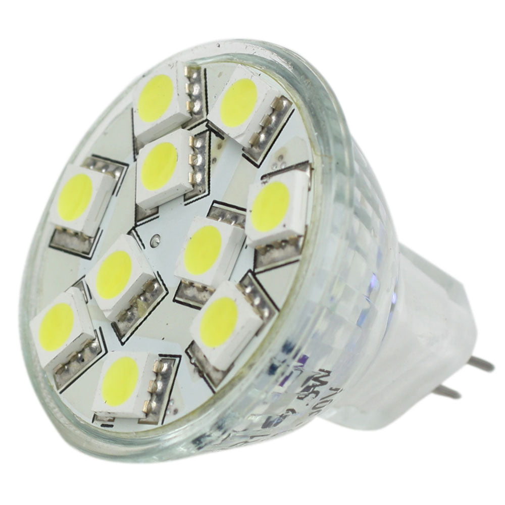 Lunasea - LED Replacement Bulb - MR11, 10-30VDC, 2.2W, 140 Lumens, Warm White