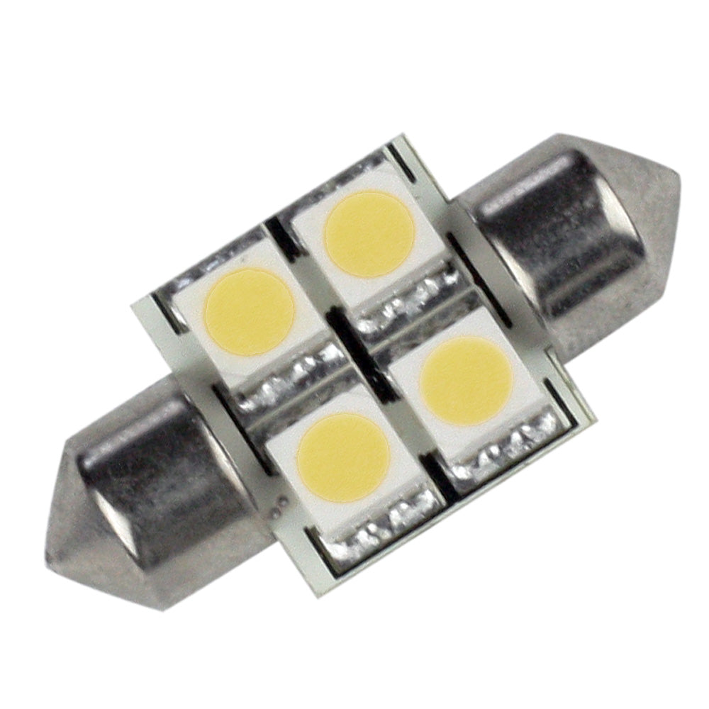 Lunasea - Light Replacement Bulb - Pointed Festoon, 4 LED, 31mm, Cool White
