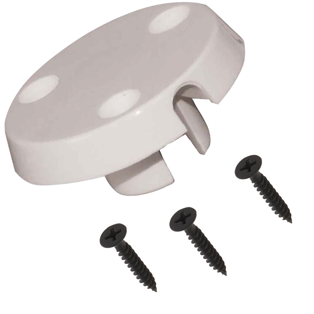Glomex Marine Antennas - Nylon Deck Mount Feed Thru - For Coax Cables