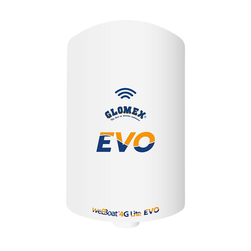 Glomex Marine Antennas - weBBoat All-In-One Coastal Internet System - EVO Lite, Single SIM 4G/WIFI, For North America