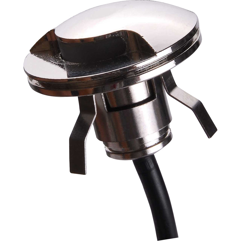 Lunasea - LED Waterproof Courtesy Light - 12VDC, Polished Stainless Steel