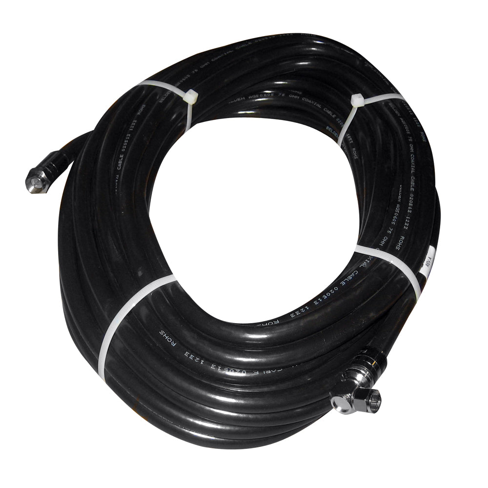 KVH - RG-11 RF Cable - With Right Angle Connector