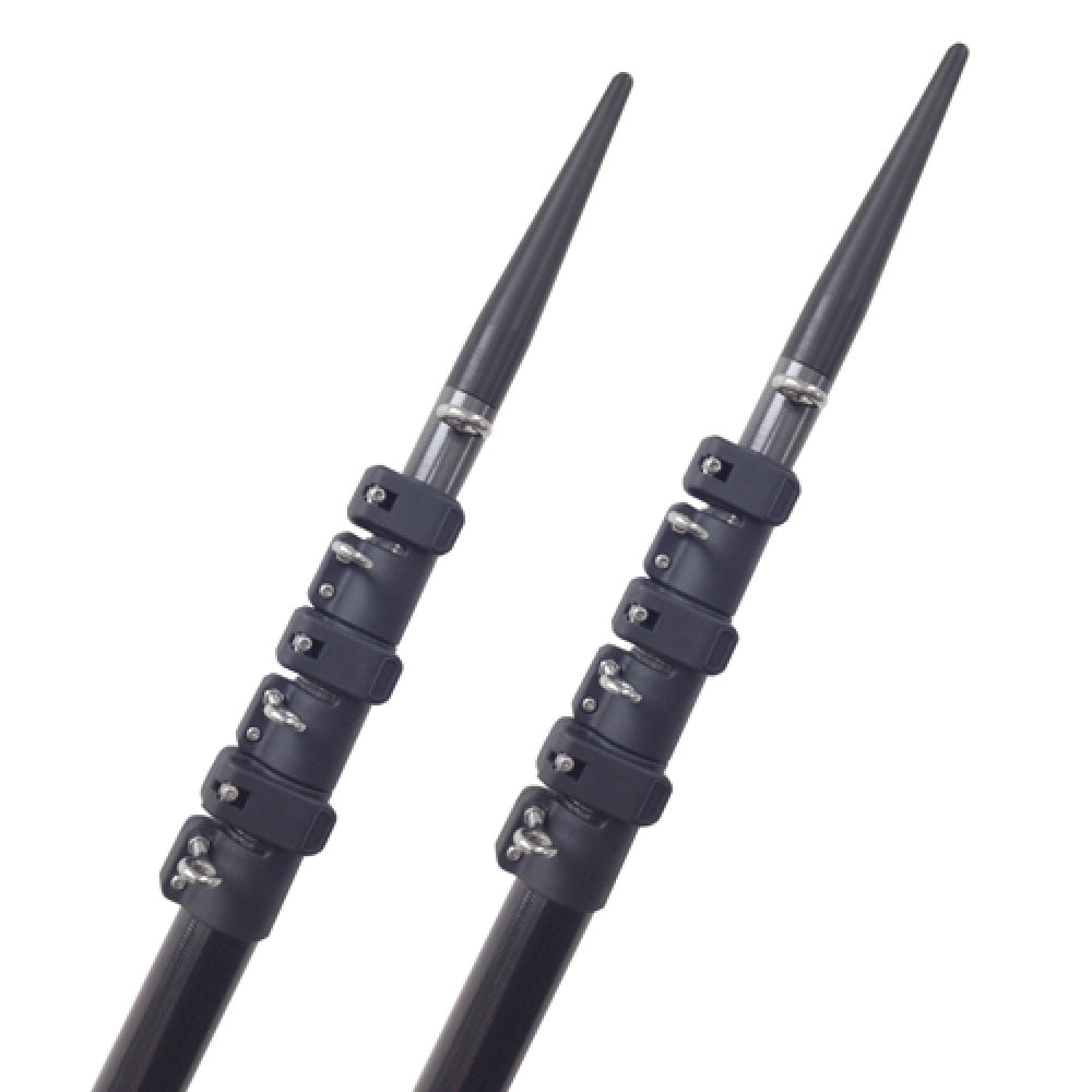 Lee's Tackle - Telescoping Carbon Fiber 24' Outrigger Poles - For Sidewinder Mount