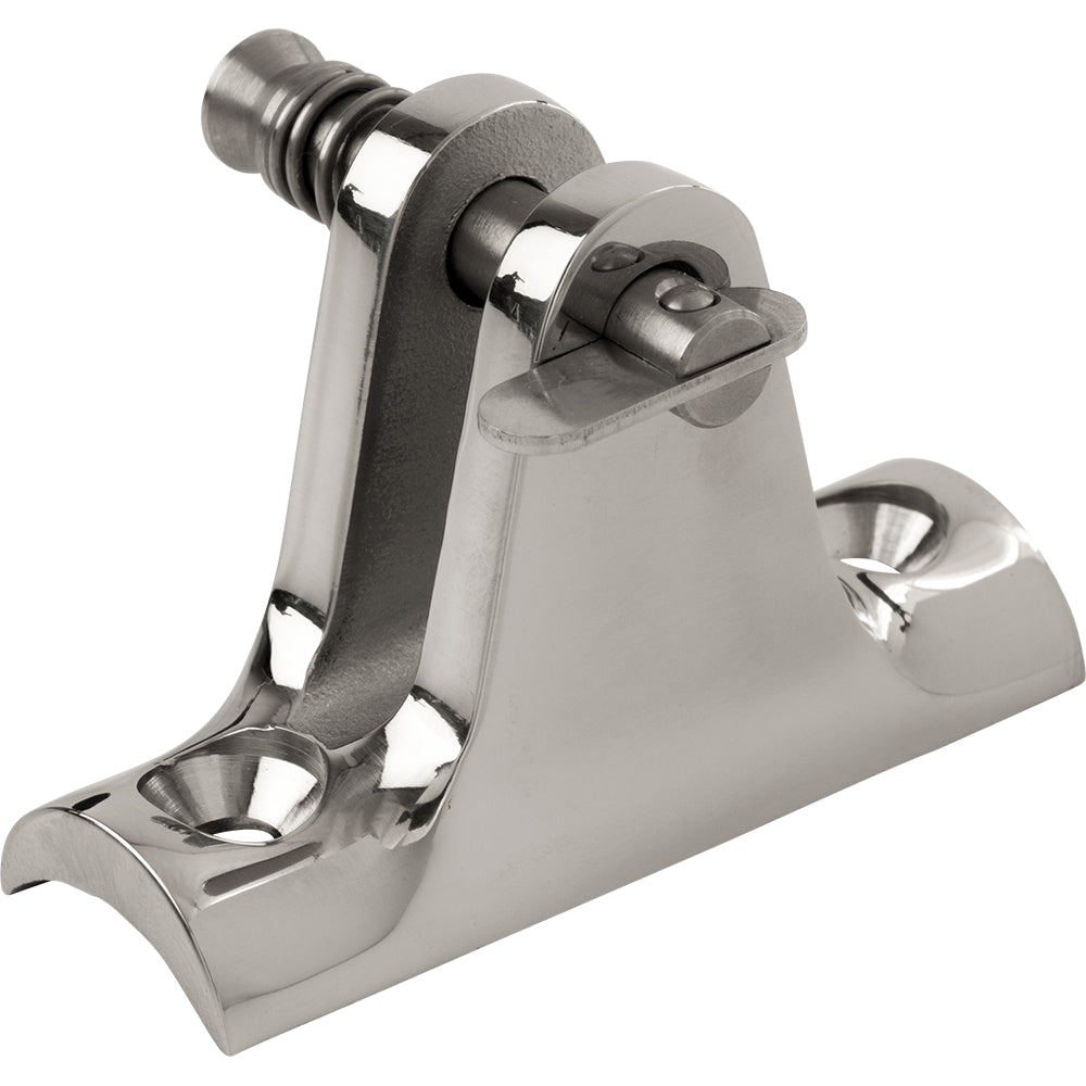 Sea-Dog - 90° Concave Base Deck Hinge - Removable Pin, Stainless Steel