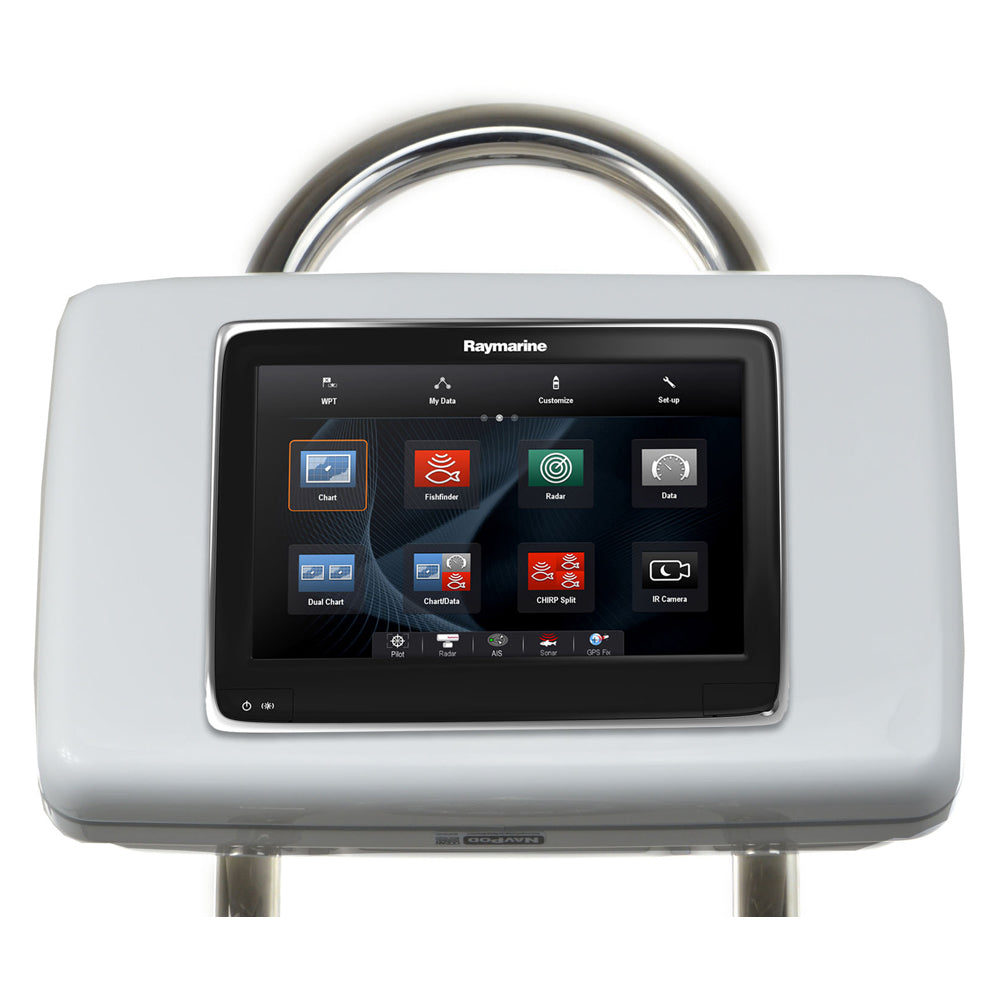 NavPod - GP1204 SailPod Pre-Cut - For Raymarine a125, a127, a128, For 9.5" Wide Guard