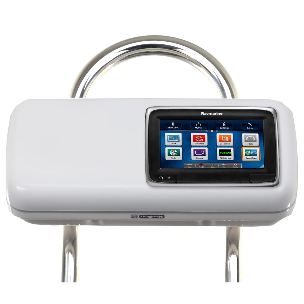 NavPod - GP1503 SystemPod Pre-Cut - For Raymarine a75,a77,a78, With Space On The Left, for 9.5" Wide Guard