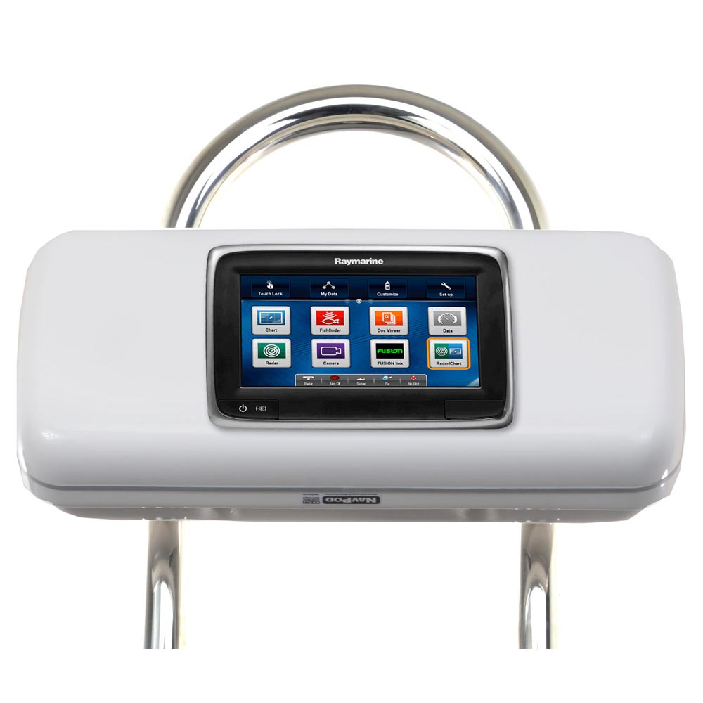 NavPod - GP1523 SystemPod Pre-Cut - For Raymarine a75/a77/a78 Mounted In Center, for 9.5" Wide Guard