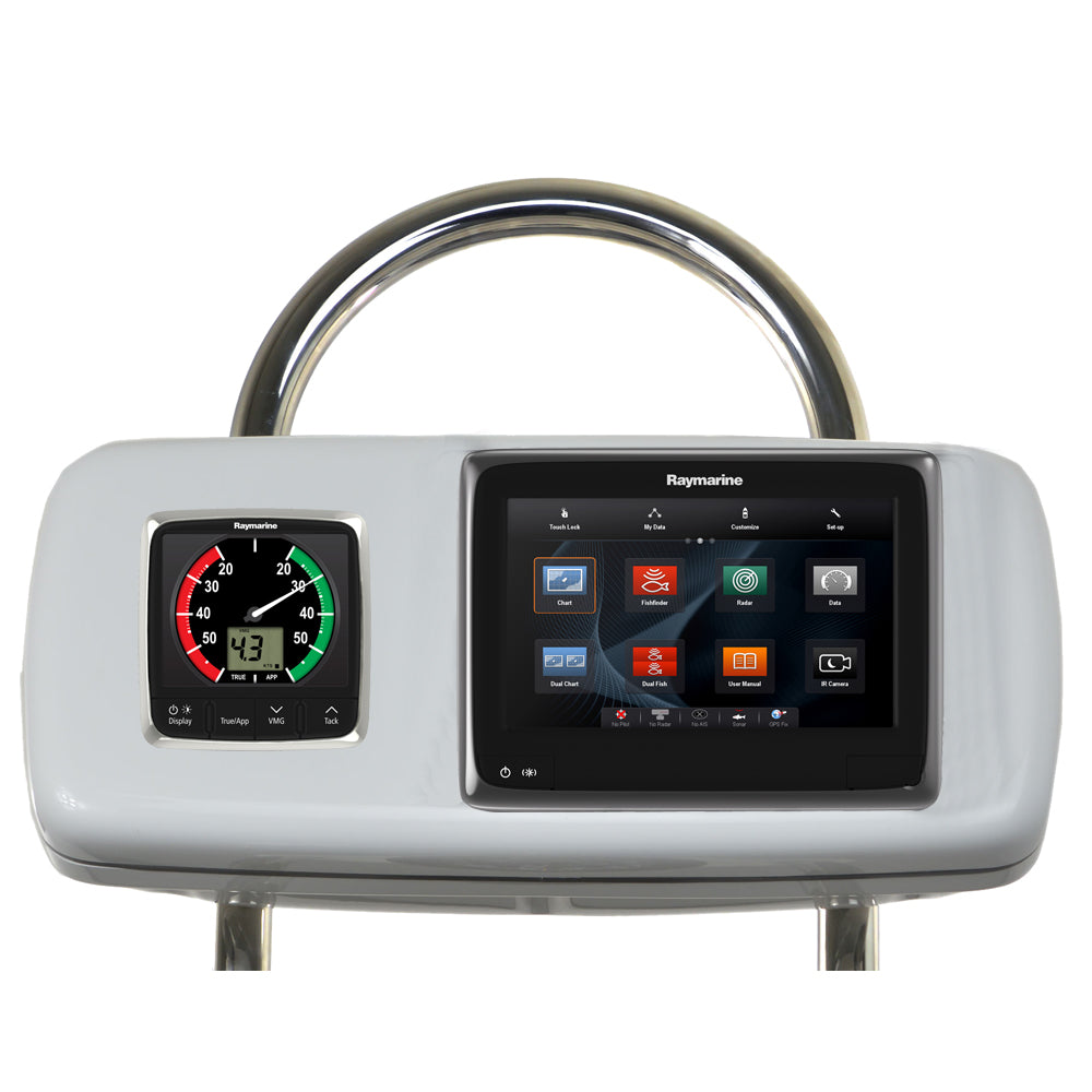 NavPod - GP2040-14 SystemPod Pre-Cut - For Raymarine a95, a97, a98, 1 Instrument, For 12" Wide Guard