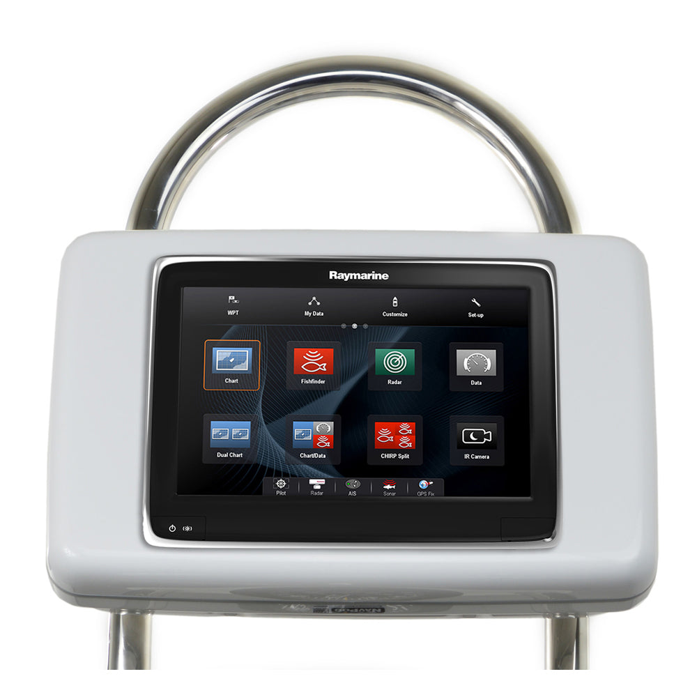 NavPod - GP2204 SailPod Pre-Cut - For Raymarine a125, a127, a128, For 12" Wide Guard