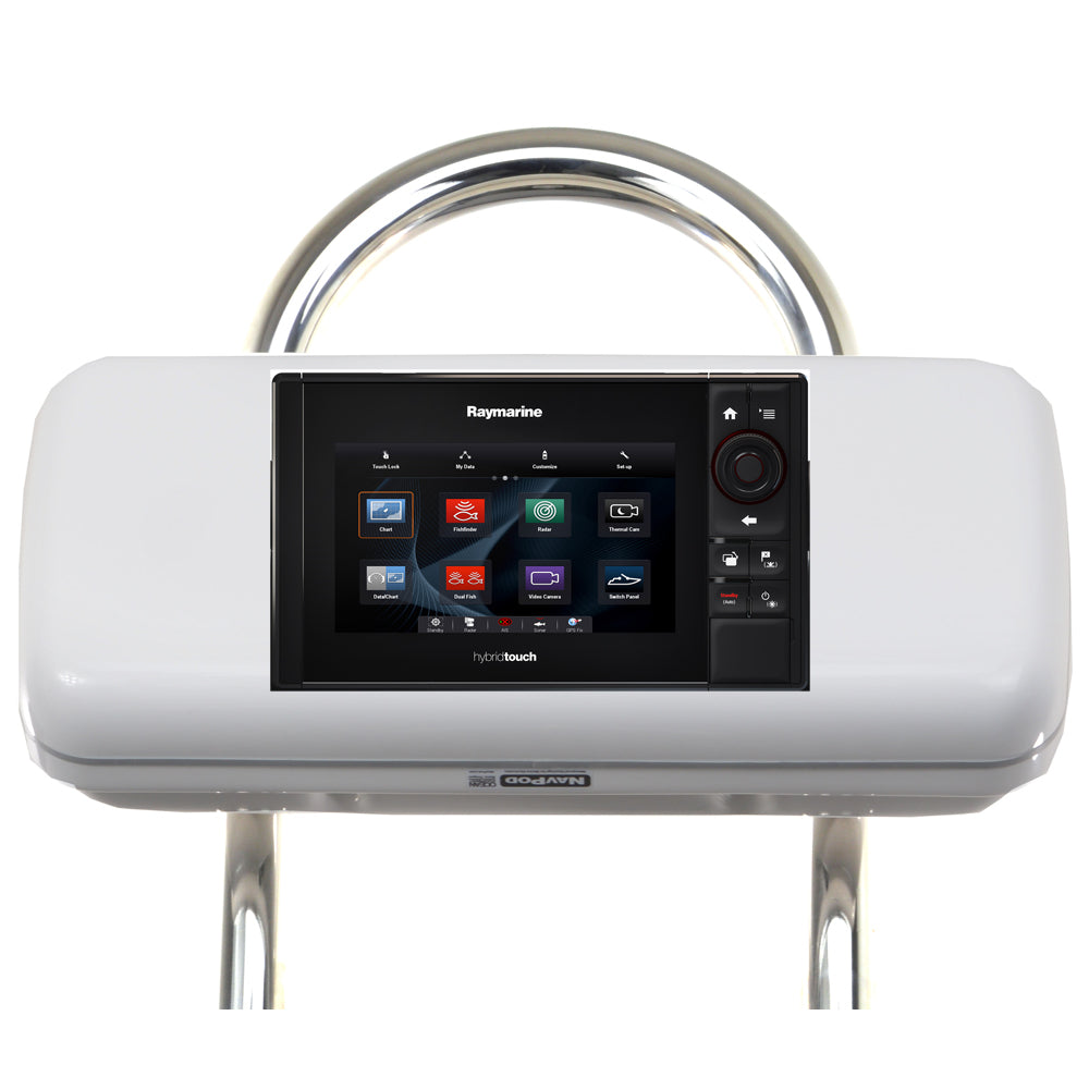 NavPod - GP2524 SystemPod Pre-Cut - For Raymarine eS75, eS77, eS78 Mounted Center, For 12" Wide Guard