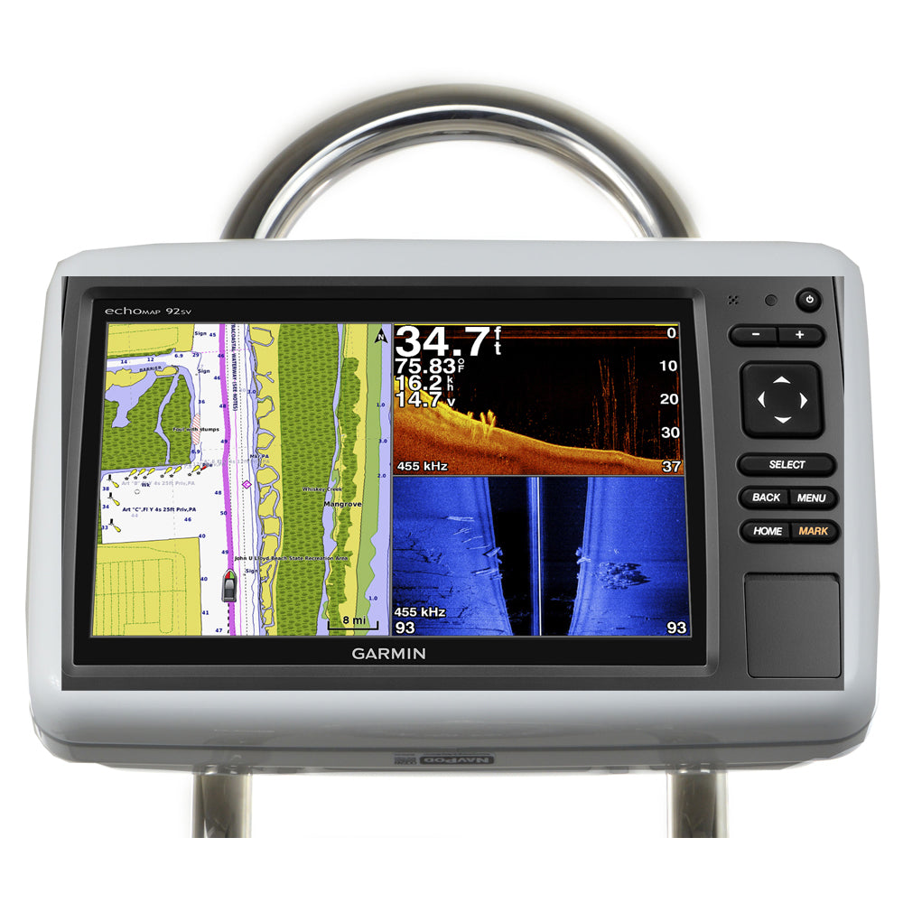 NavPod - GP2050-09 SailPod Pre-Cut - Garmin echoMAP, 92SV / 93SV / 94SV / 95SV, f/12" Wide Guard