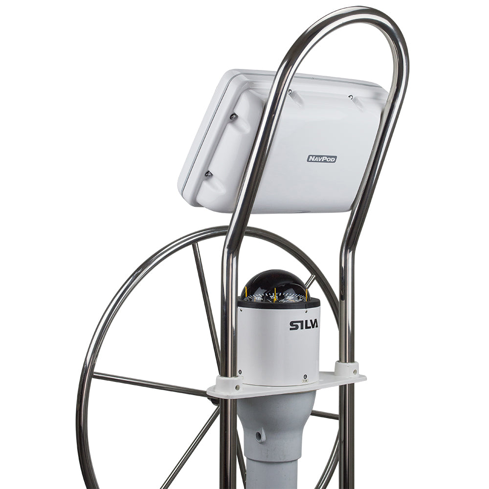 NavPod - GP2170-63 SystemPod Pre-Cut - For Simrad NSS12. B&G Zeus Touch 12, 2 Instruments, 3.6" Hole, For 12" Wide Guard