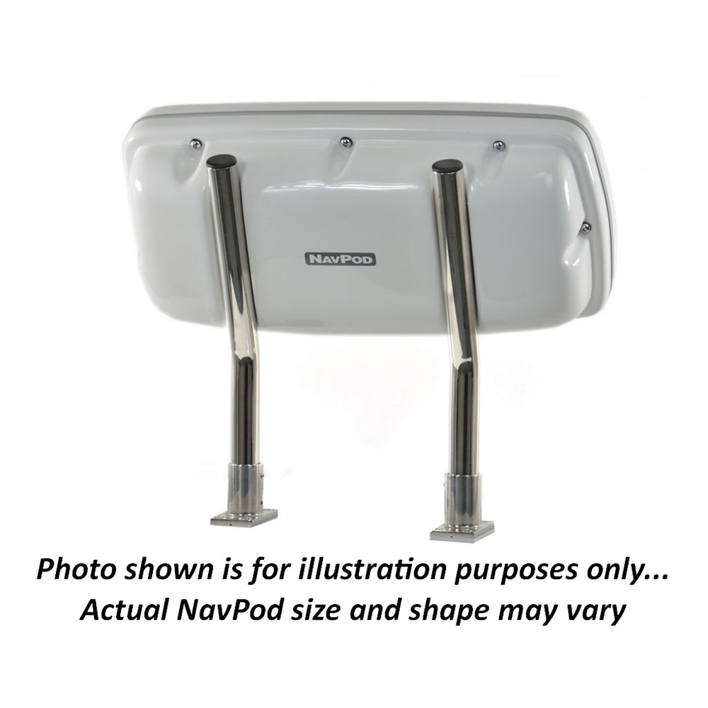 NavPod - SystemPod Pre-Cut - For Garmin GPSMAP 942xs, 942, 922xs, 922, 2 Instruments, For 9.5" Wide Guard