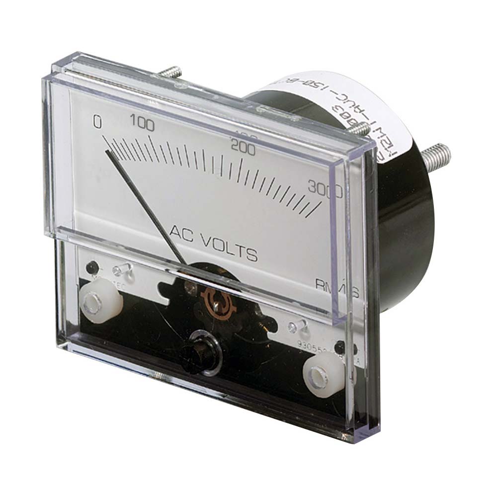 Paneltronics - AC Analog Voltmeter - 1-1/2", 0-300 VAC