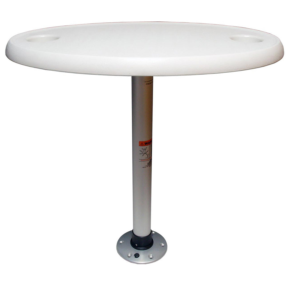 Springfield Marine - White Oval Table Package - 18" x 30" Threadlock