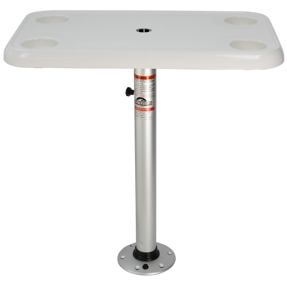 Springfield Marine - Rectangle Table Package - White Thread-Lock