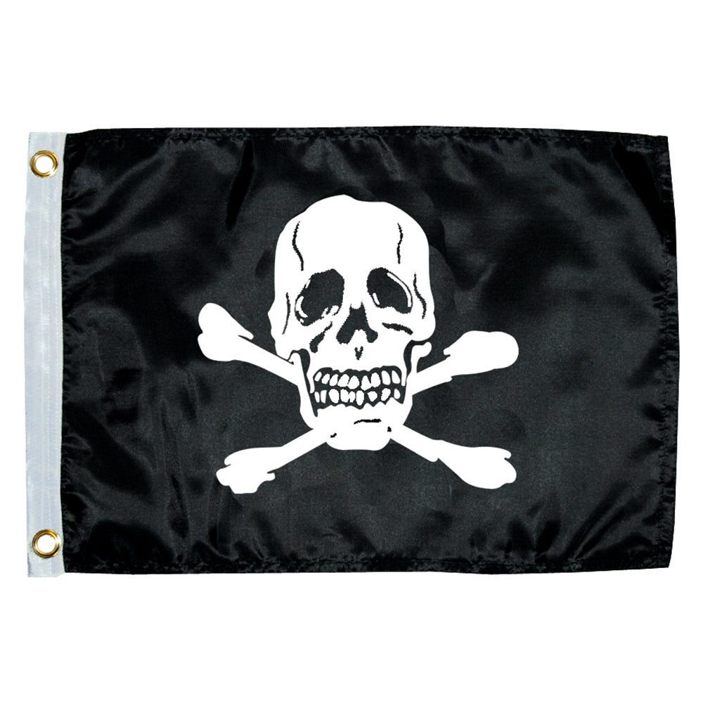 Taylor Made - Jolly Roger Novelty Flag - 12" x 18"
