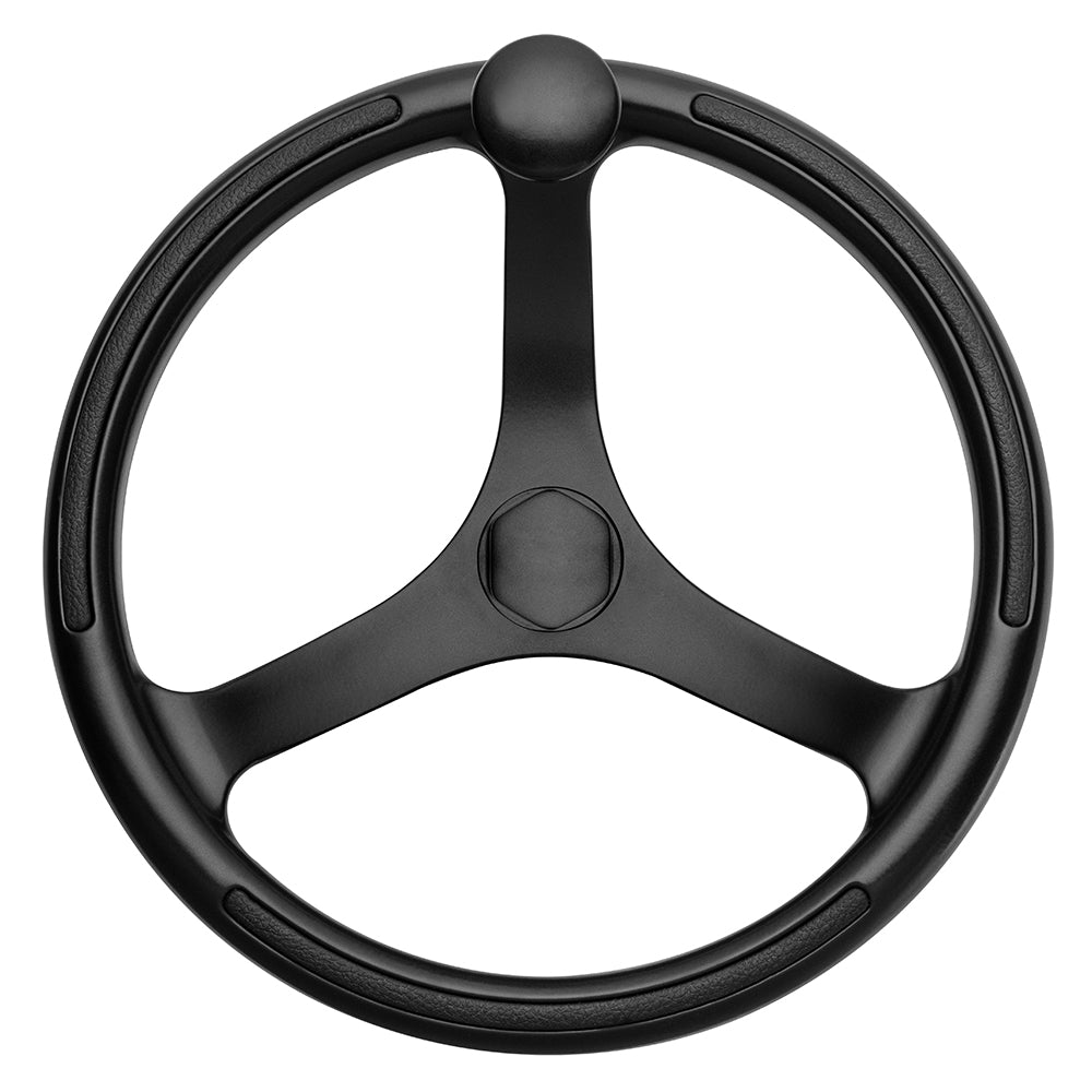Schmitt Marine - Primus Wheel - with Knob Finger Grips, Black Powder Coat