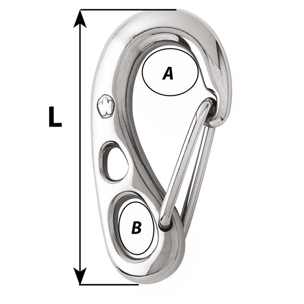 Wichard Marine - 3" HR Safety Snap Hook - 75mm