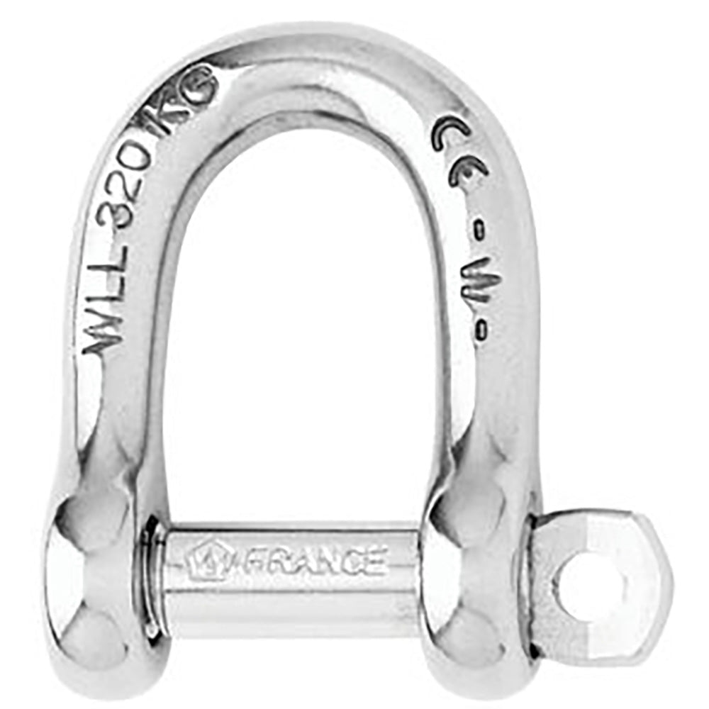 Wichard Marine - Not Self-Locking D Shackle - 14mm Diameter, 9/16"