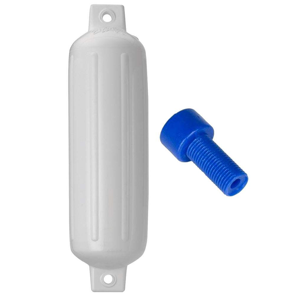 Polyform - G-4 Twin Eye Fender - 6.5" x 22", with Adapter