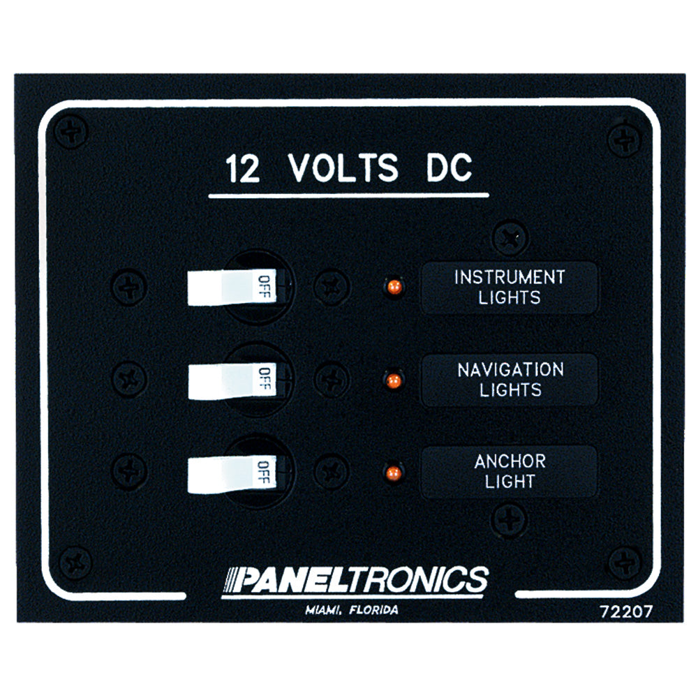 Paneltronics - Standard DC Breaker Panel - LEDs