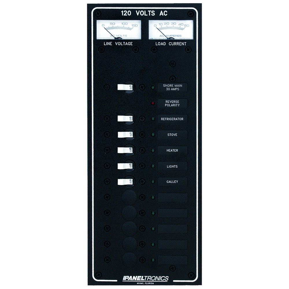 Paneltronics - Standard AC Breaker Panel & Main - LEDs