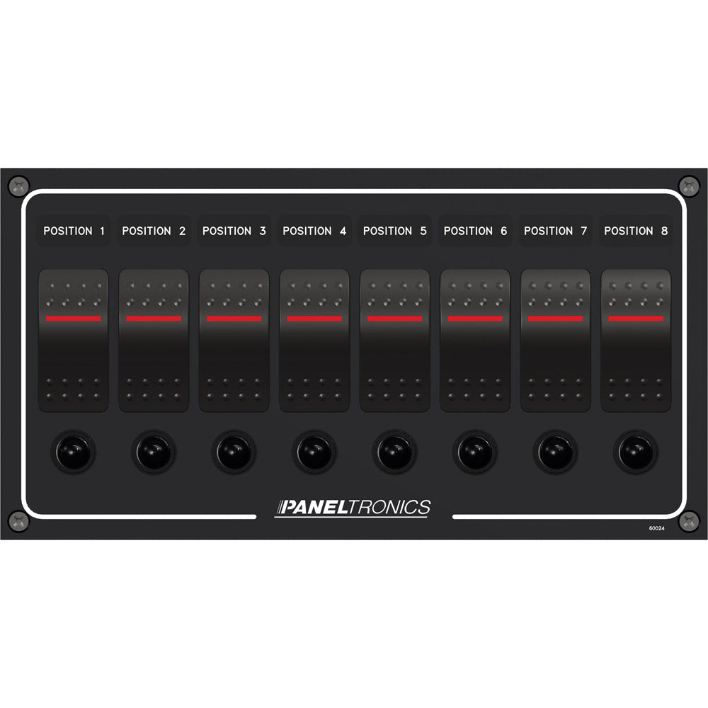 Paneltronics - Waterproof DC Circuit Breaker Panel - Lighted Rocker, CB